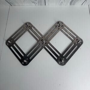 MCM Vintage Metal Foldable Trivet 1950 Art Deco Metal Kitchen Table Design